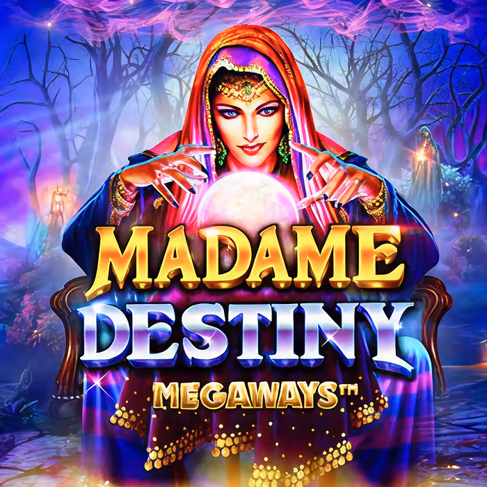 Madame Destiny - Fortune-telling themed slot with mystical symbols and generous free spins feature